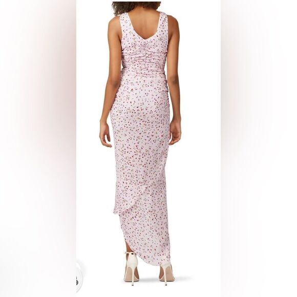 Nicholas Floral Drape Front Dress Size 6 - Picture 3 of 8